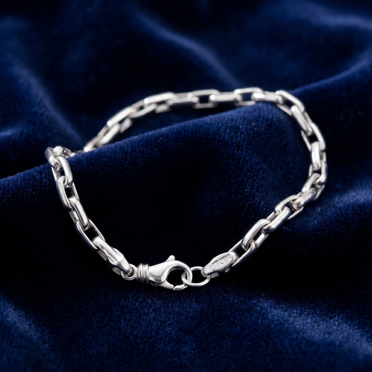 Men's 14k Gold (15gram) or Platinum (24gram) 3.5mm Link Bracelet 8.5"