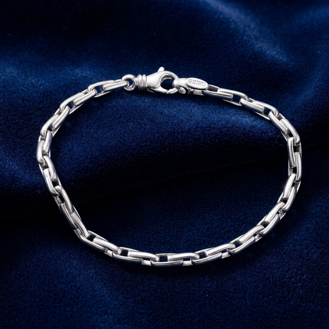 Men's 14k Gold (15gram) or Platinum (24gram) 3.5mm Link Bracelet 8.5"
