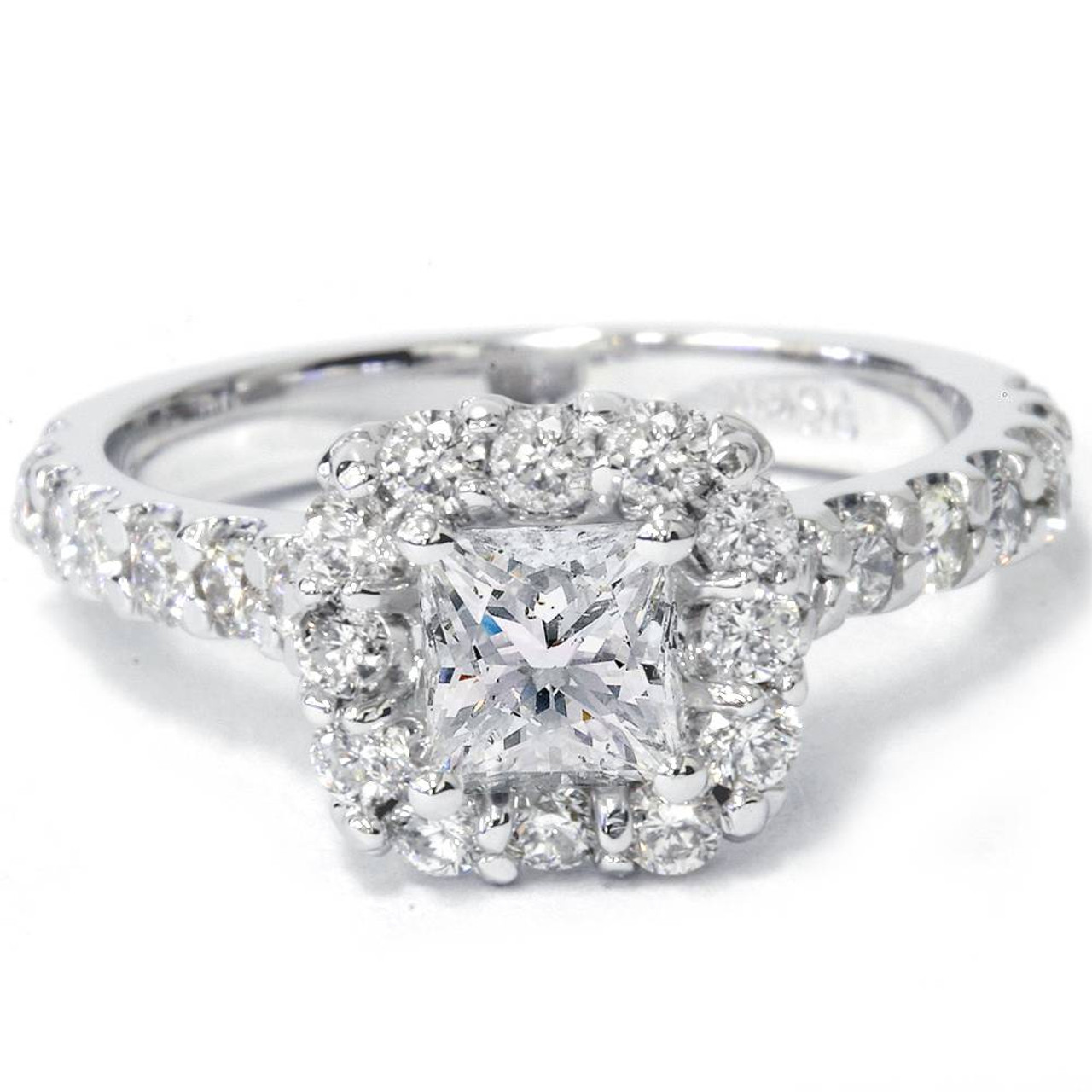 Sophia Diamond Engagement Ring (3 Carat) -18k White Gold