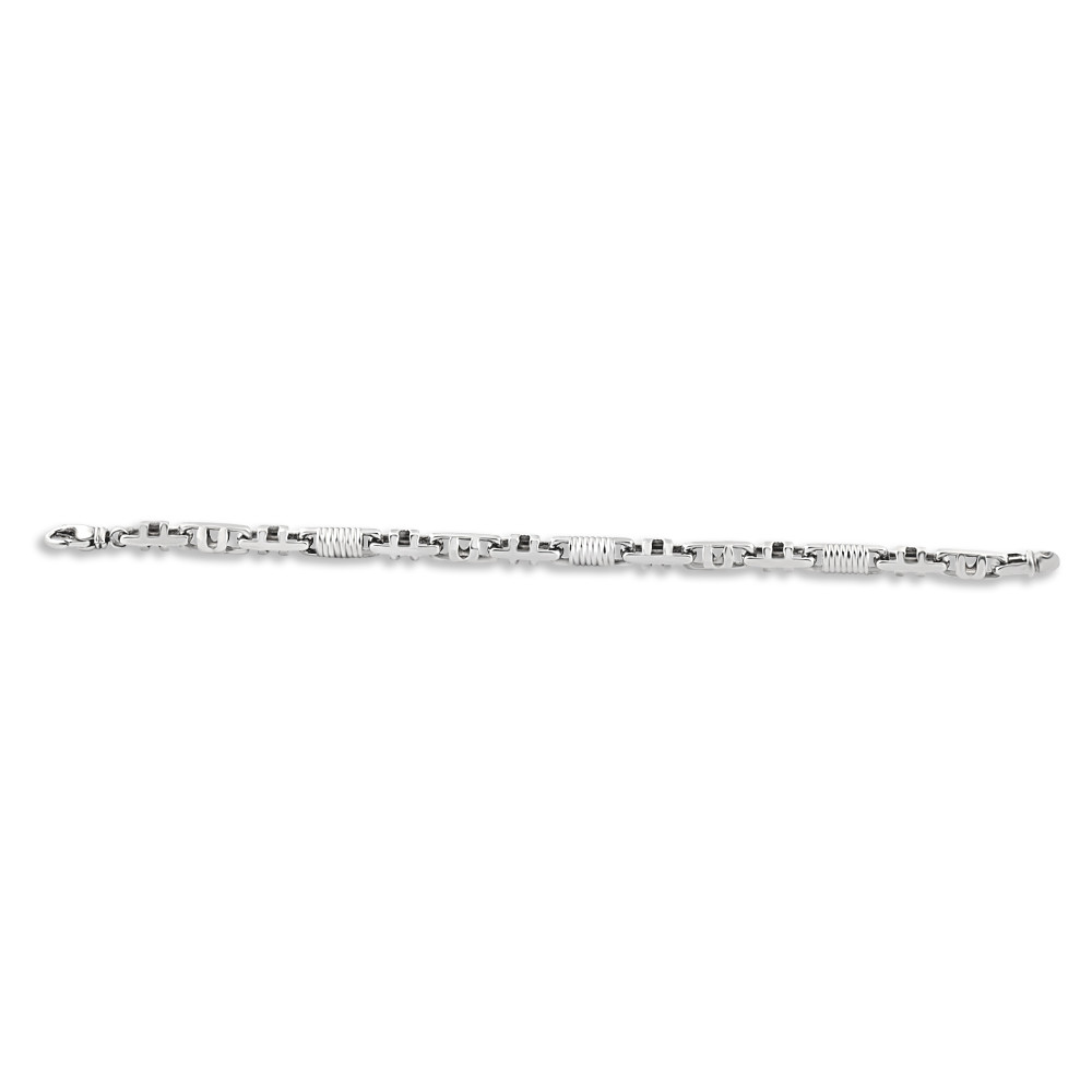 Men's 14k Gold (30gram) or Platinum (57gram) 6.5mm Link Bracelet 8.5"