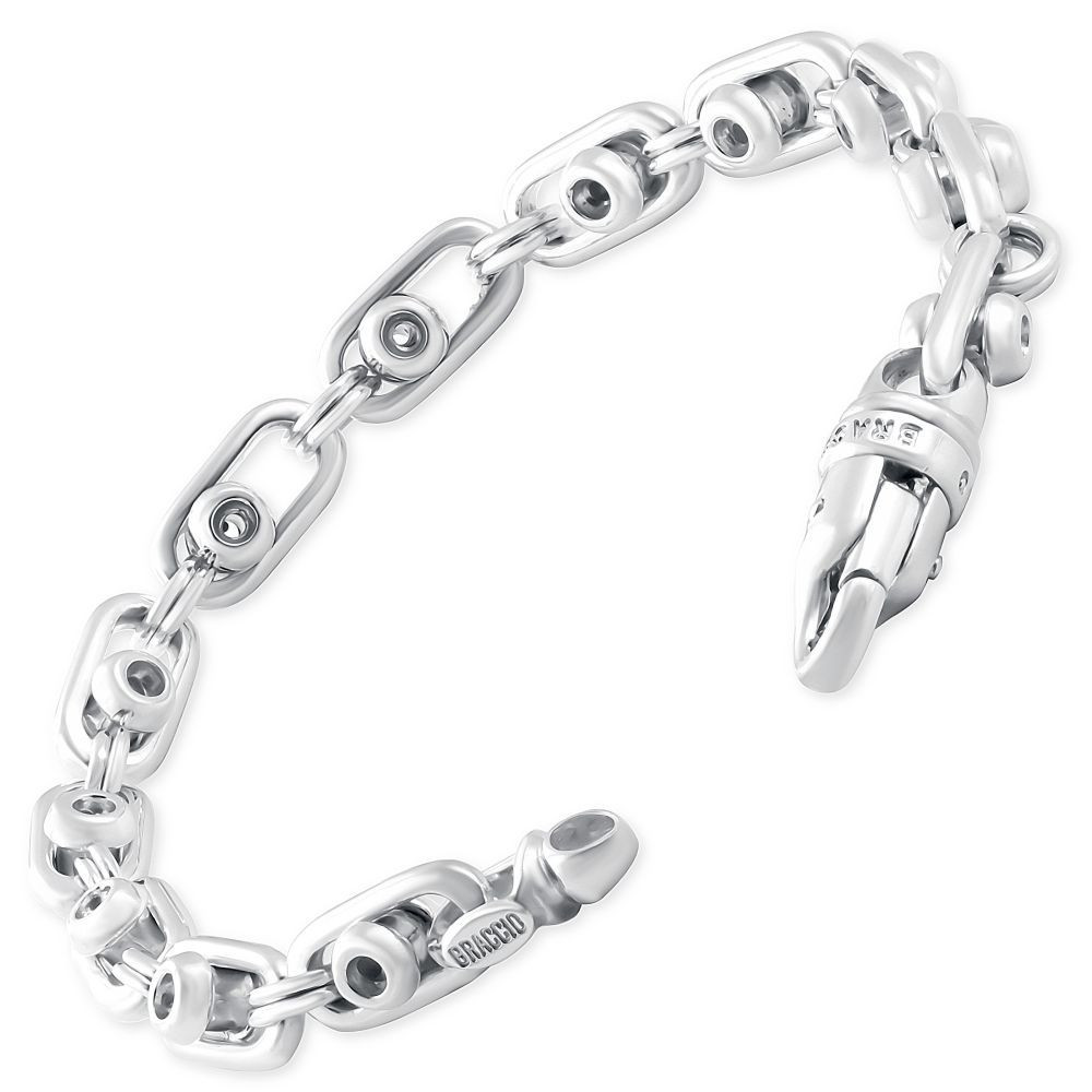 Men's 14k Gold (49gram) or Platinum (92gram) 7.5mm Link Bracelet 8.5"