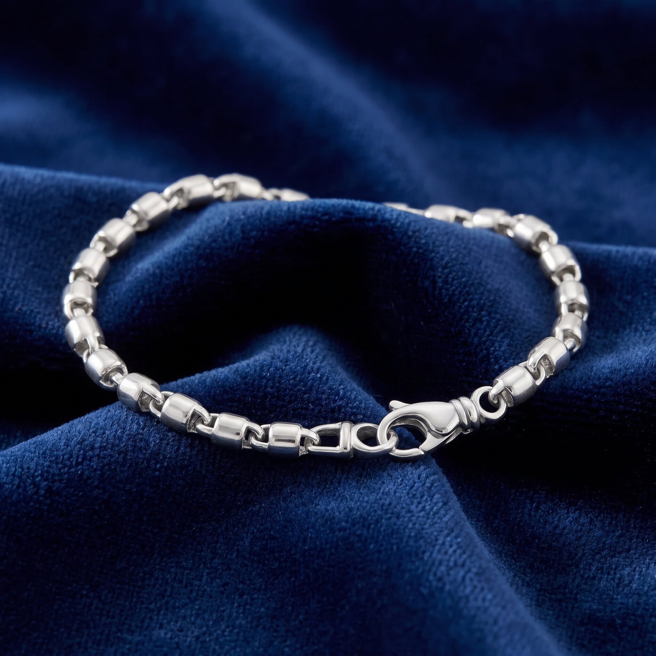 Men's 14k Gold (16gram) or Platinum (30gram) 4.5mm Link Bracelet 8.5"