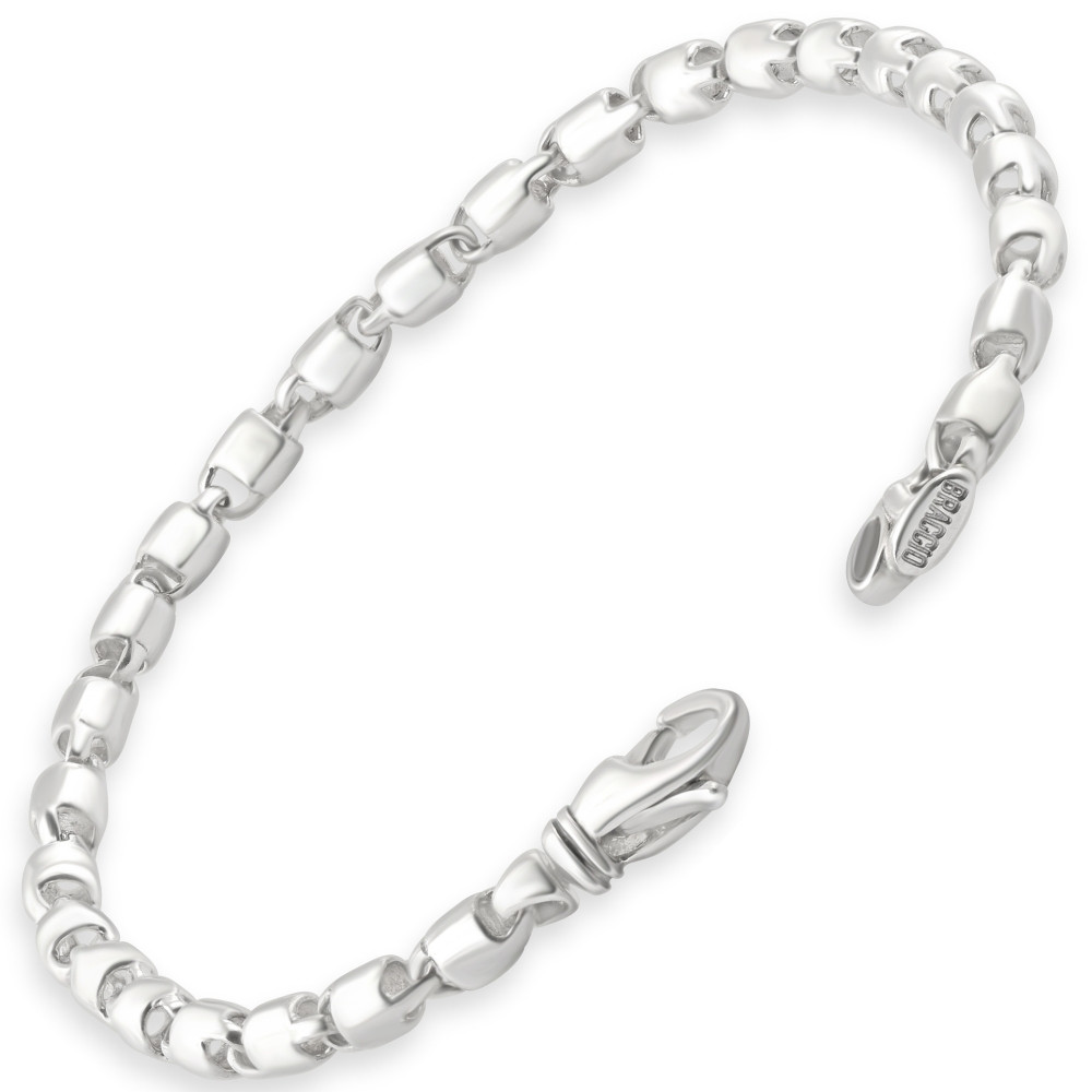 Men's 14k Gold (16gram) or Platinum (30gram) 4.5mm Link Bracelet 8.5"