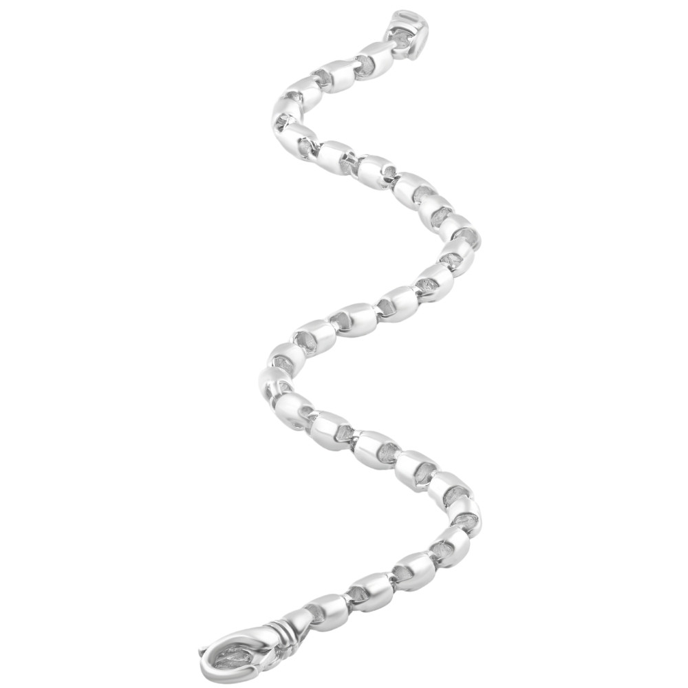 Men's 14k Gold (16gram) or Platinum (30gram) 4.5mm Link Bracelet 8.5"