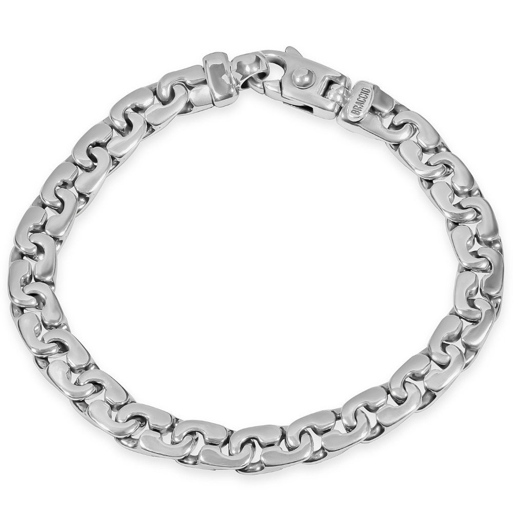 R*︎様 ブレスレット 14k Men's 14k Gold (35gram) or Platinum (65gram) 8mm Link Bracelet 8.5