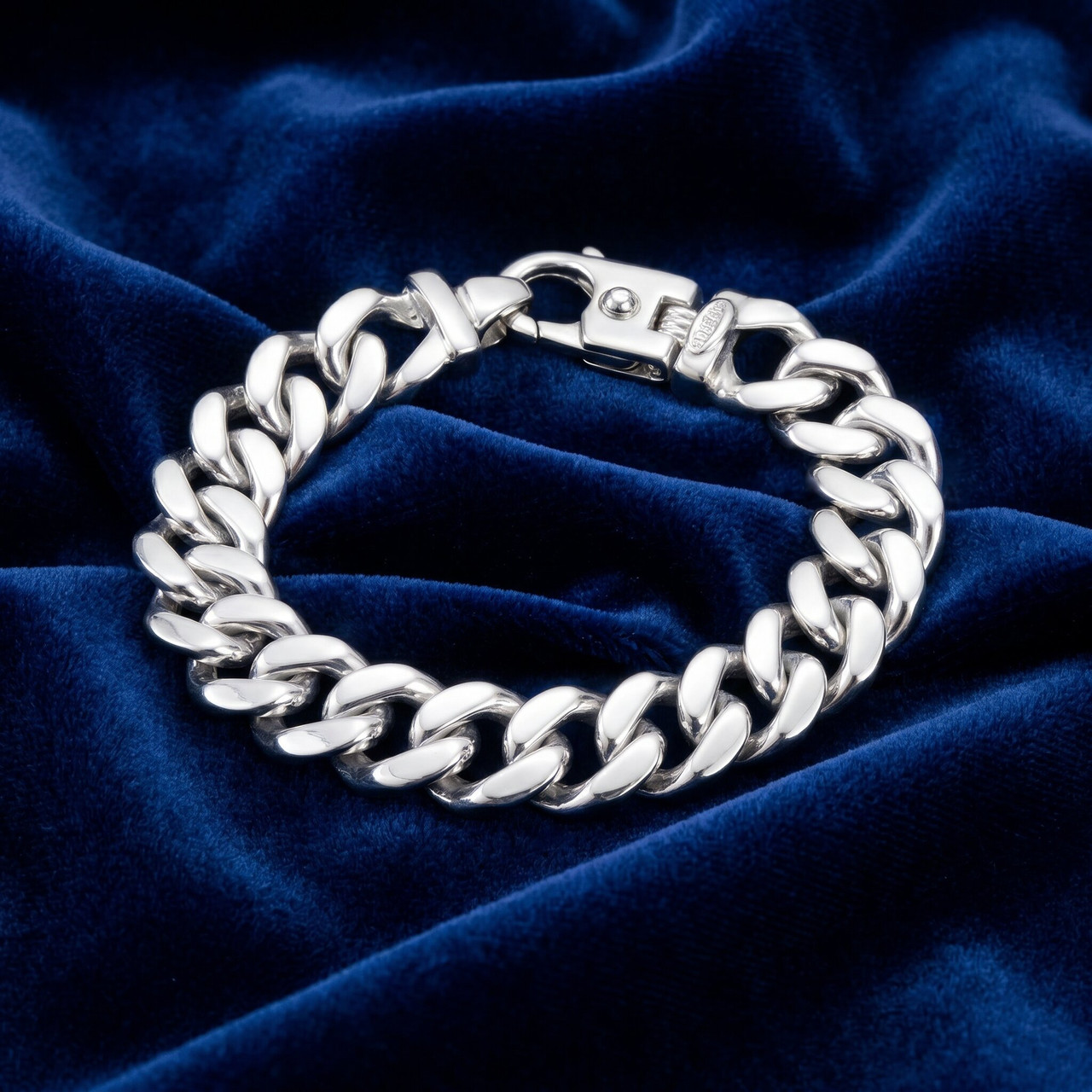 Men's Cuban 14k Gold (94gram) or Platinum (169gram) 14mm Link Bracelet 8.5"