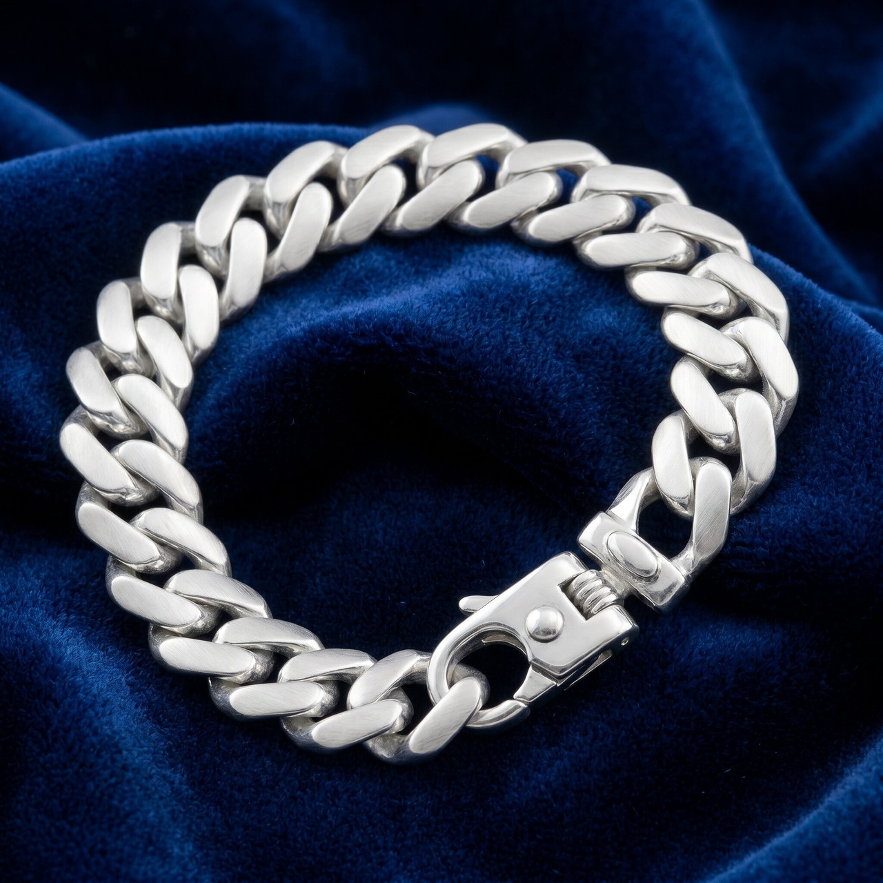 Men's Cuban 14k Gold (78gram) or Platinum (146gram) 13.5mm Link Bracelet 8.75"
