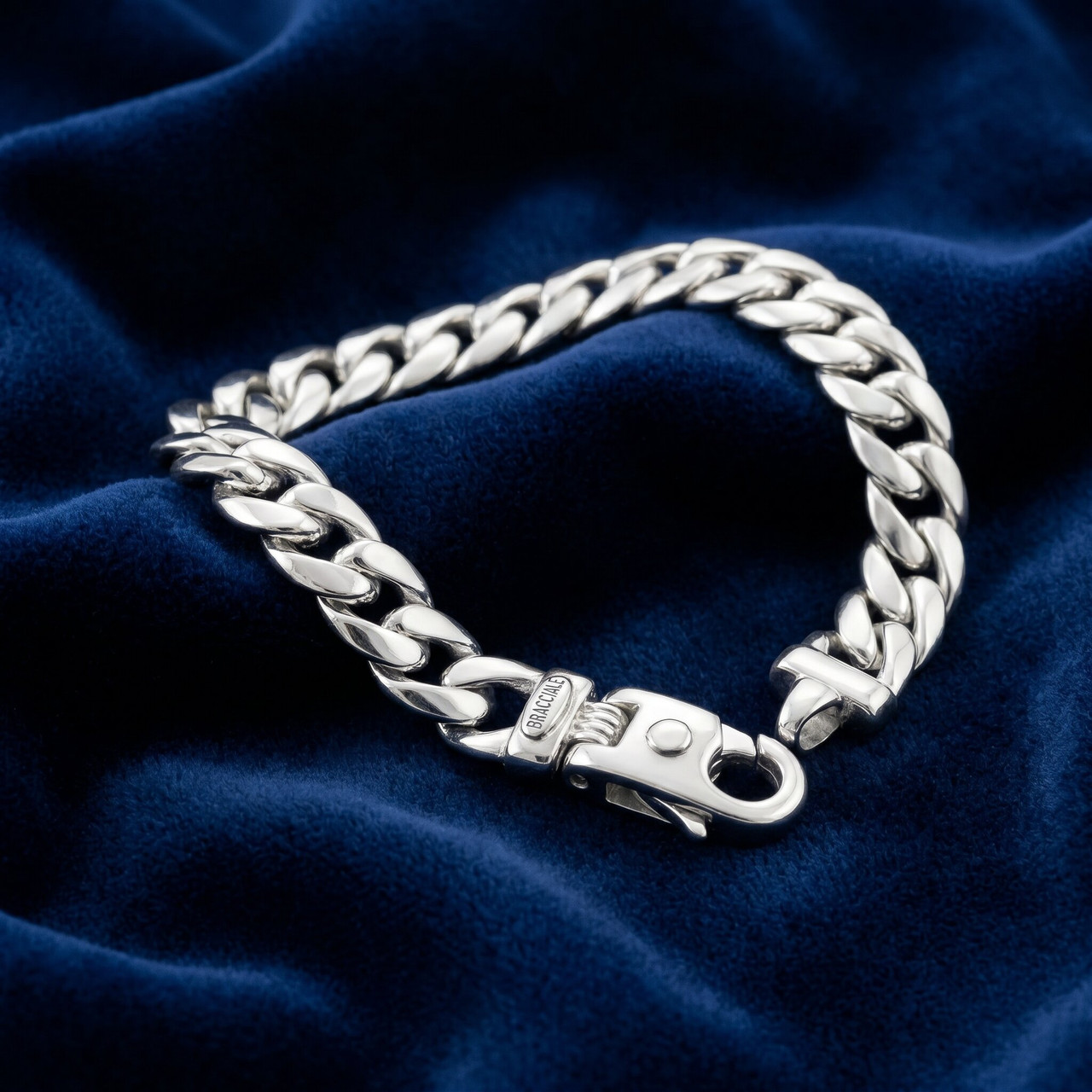 Men's Cuban 14k Gold (87gram) or Platinum (163gram) 12mm Link Bracelet 9.25"