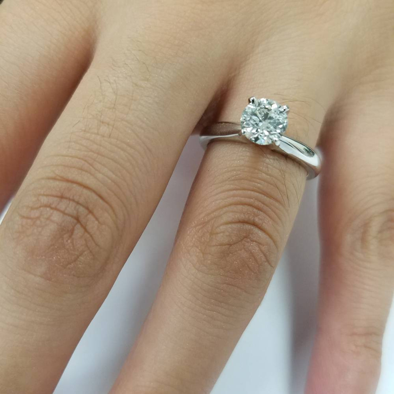 Round 1 ct on sale diamond engagement rings