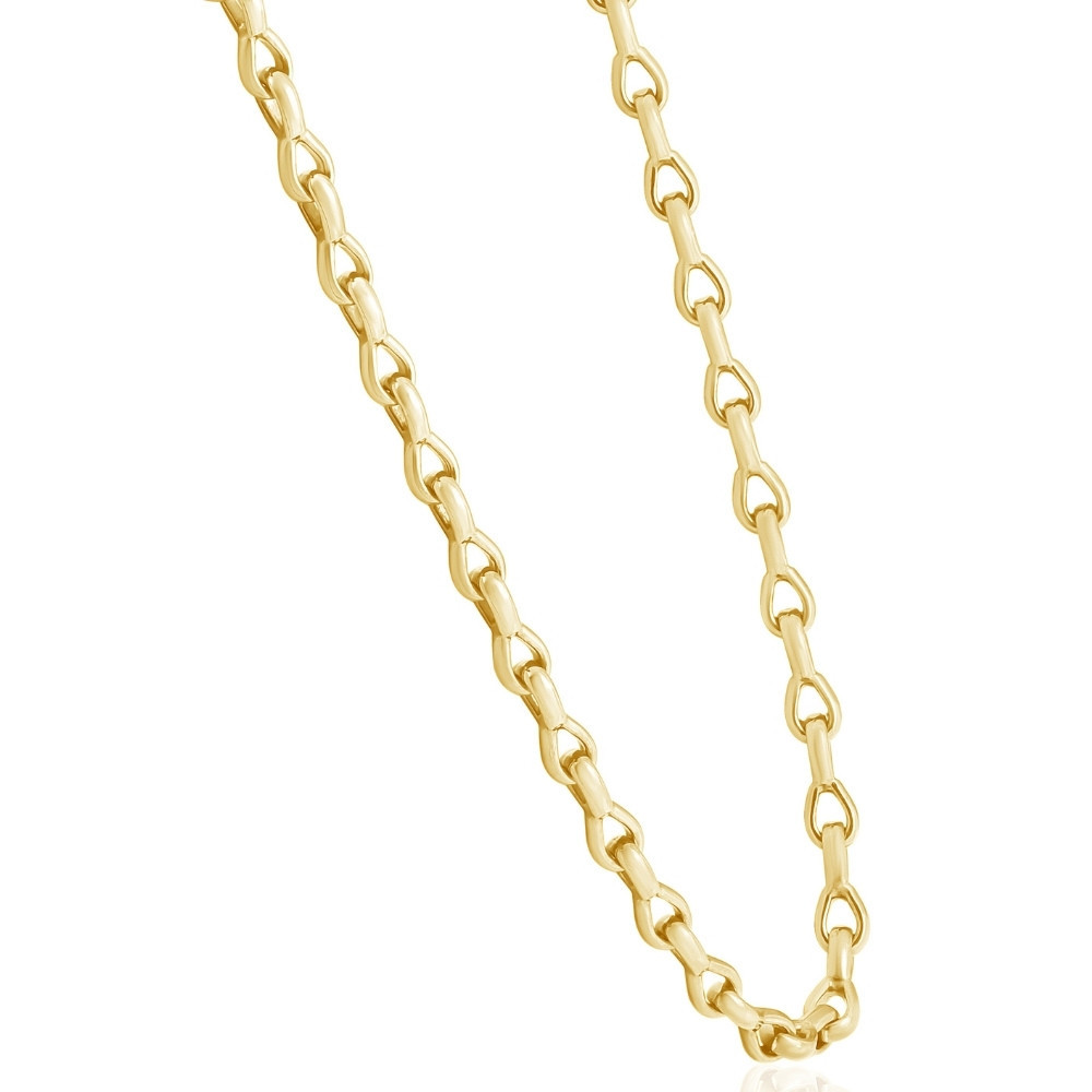 Men's 14k Gold (83gram) or Platinum (156gram) 6.5mm Link Chain