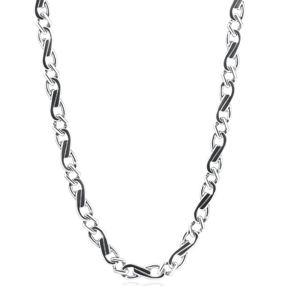 Men's Designer Figaro 14k Gold (62gram) or Platinum (116gram) 8mm