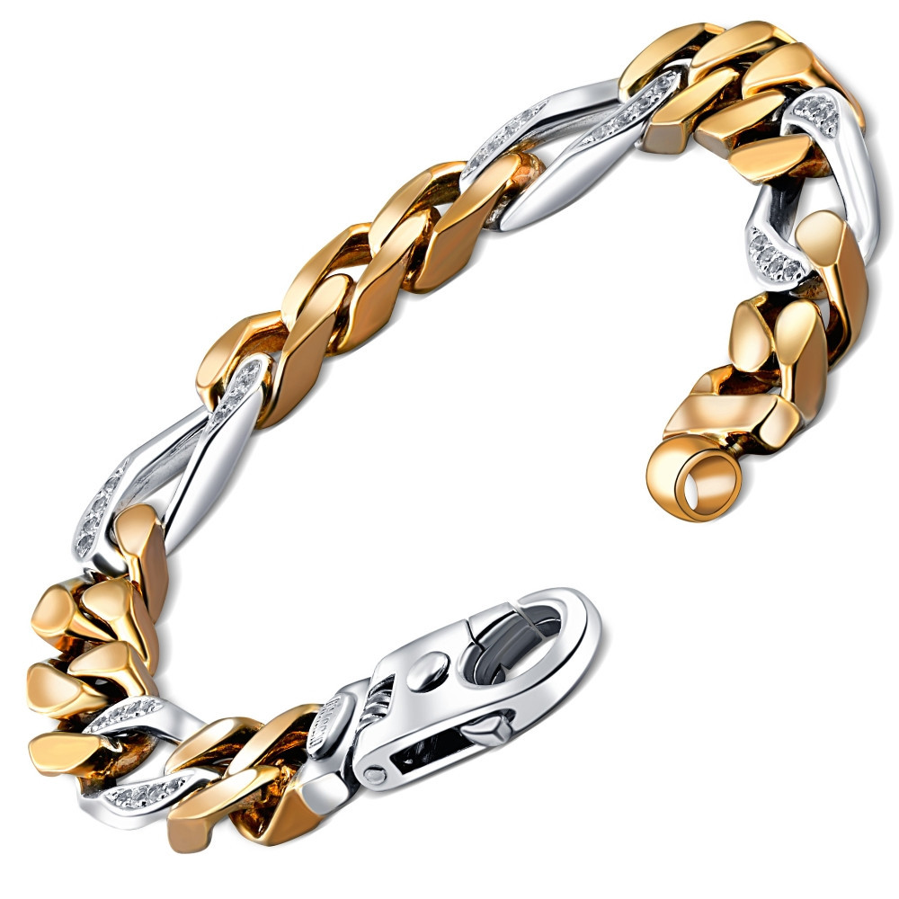 Men's 14k Gold (72gram) or Platinum (135gram) 11mm Diamond Bracelet 8.5" (H-I, SI)