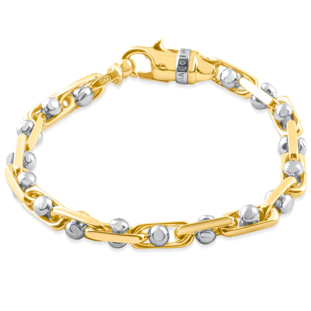 Gold | Cuban Link Bracelet (6mm)/ Stainless steel – Lencia & Morgan