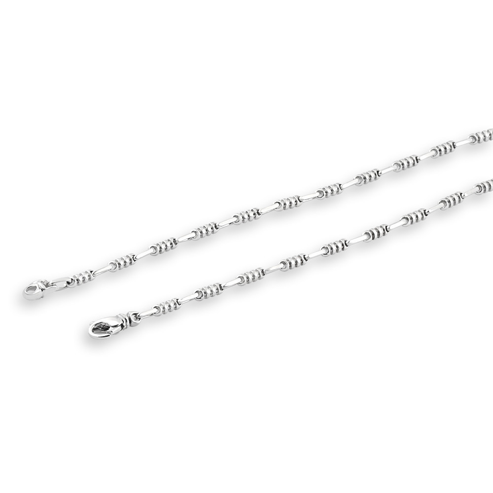 Men's Link 14k Gold (12gram) or Platinum (20gram) 3.5mm Bracelet 8.5"