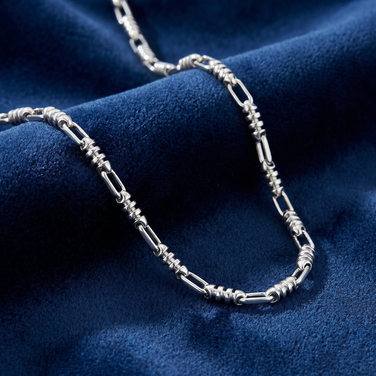 Men's Link 14k Gold (12gram) or Platinum (20gram) 3.5mm Bracelet 8.5"