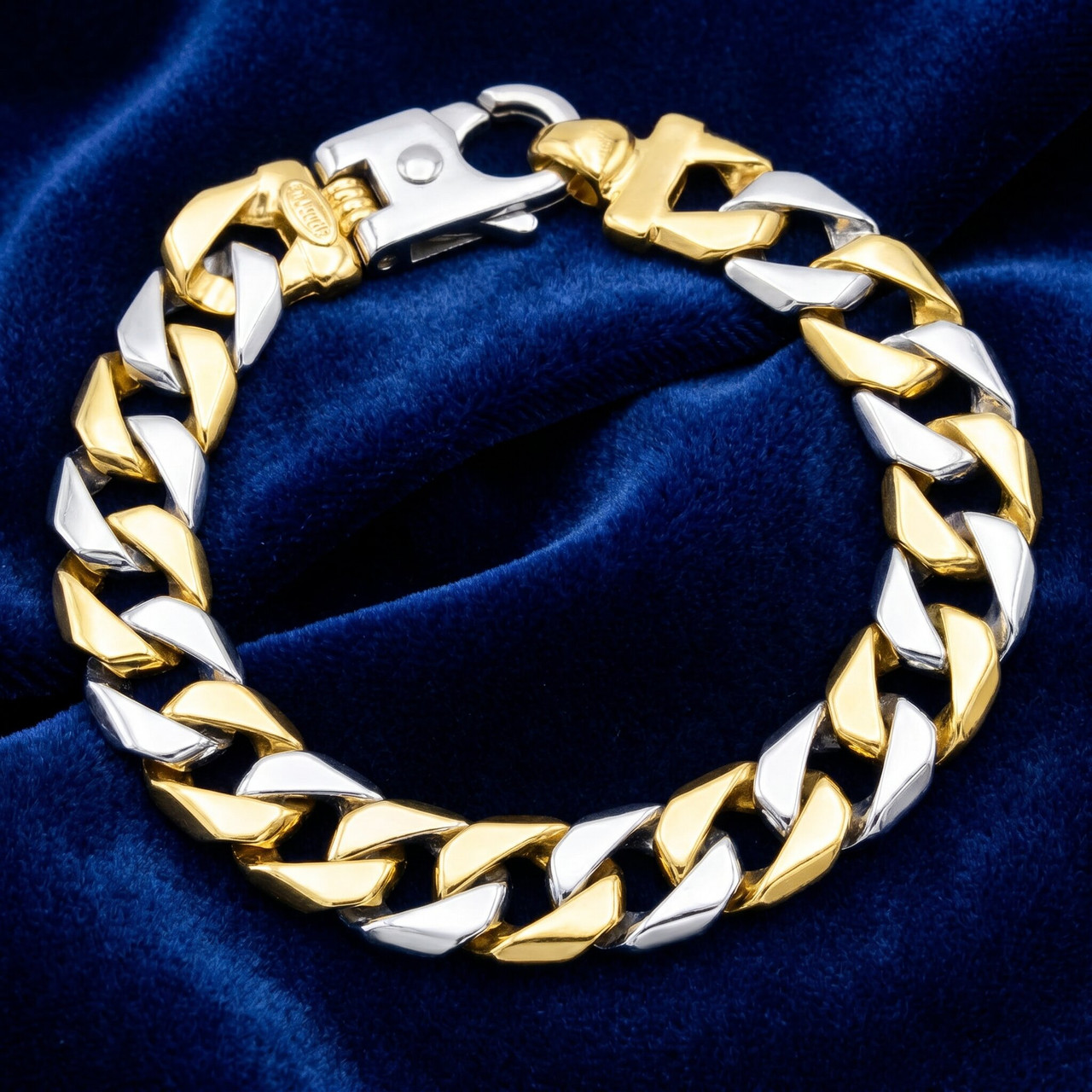 Men's Cuban Link 14k Gold (62gram) or Platinum (99gram) 12.5mm Bracelet 8.5"