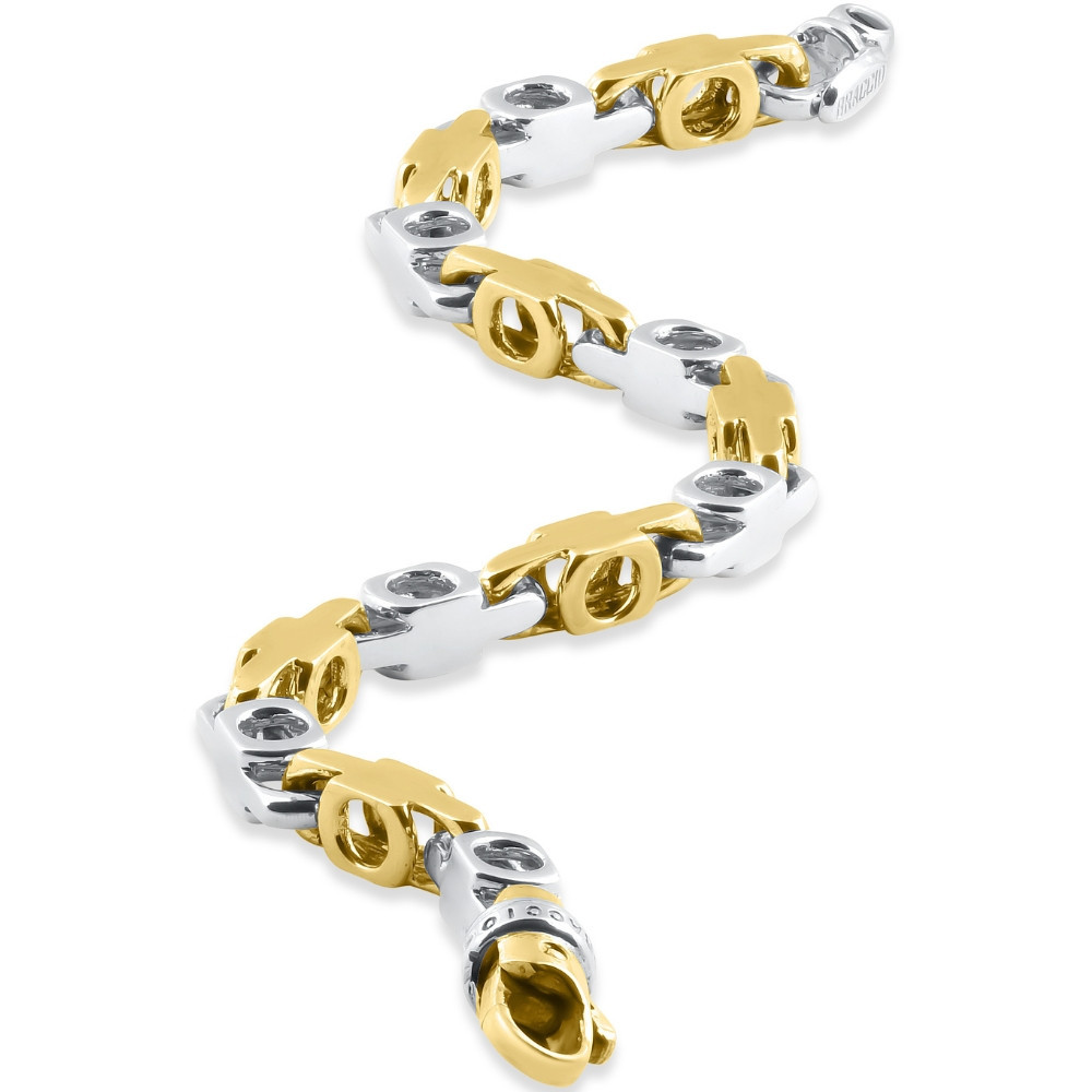 Men's Designer Mariner Link 14k Gold (43gram) or Platinum (69gram