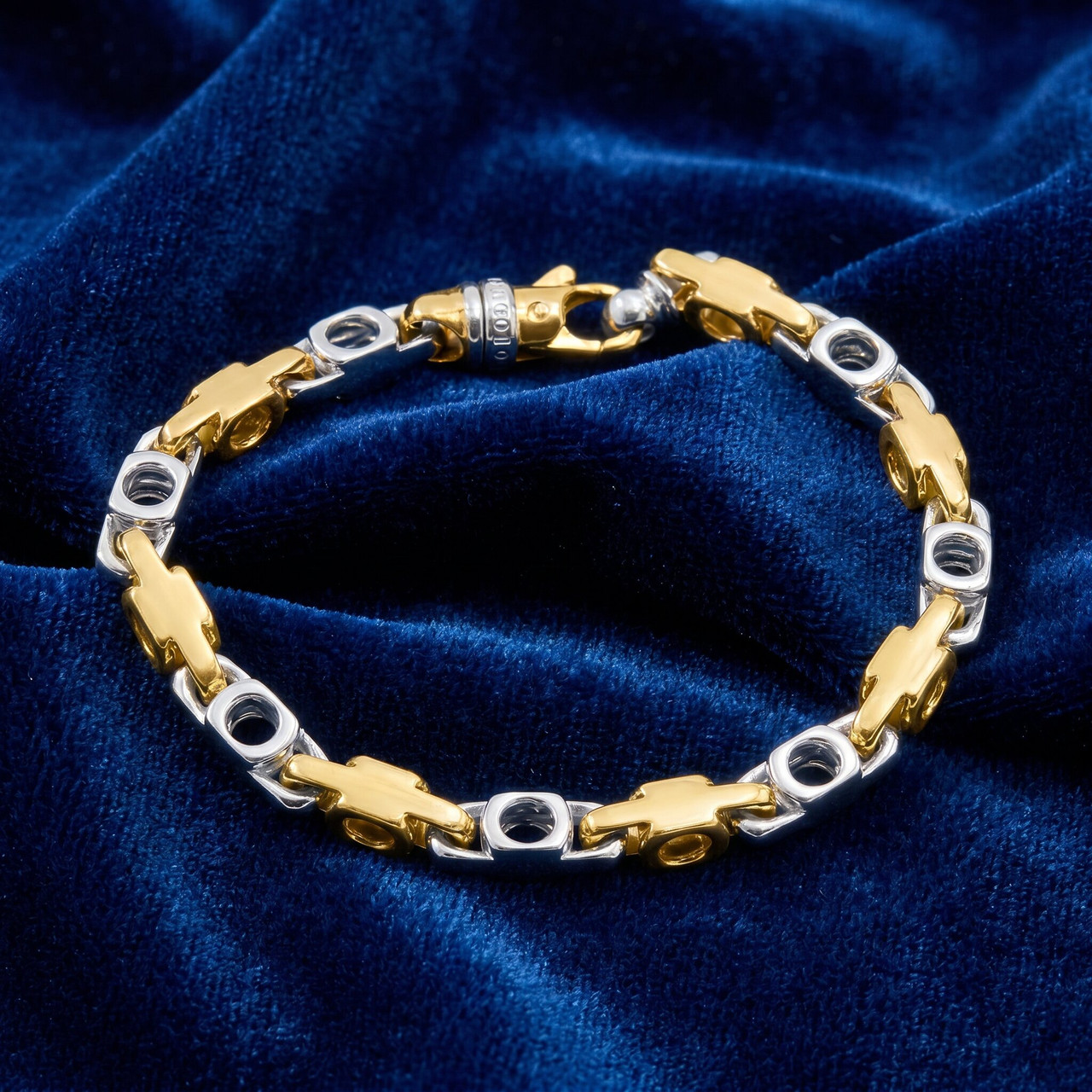 Men's Designer Mariner Link 14k Gold (43gram) or Platinum (69gram