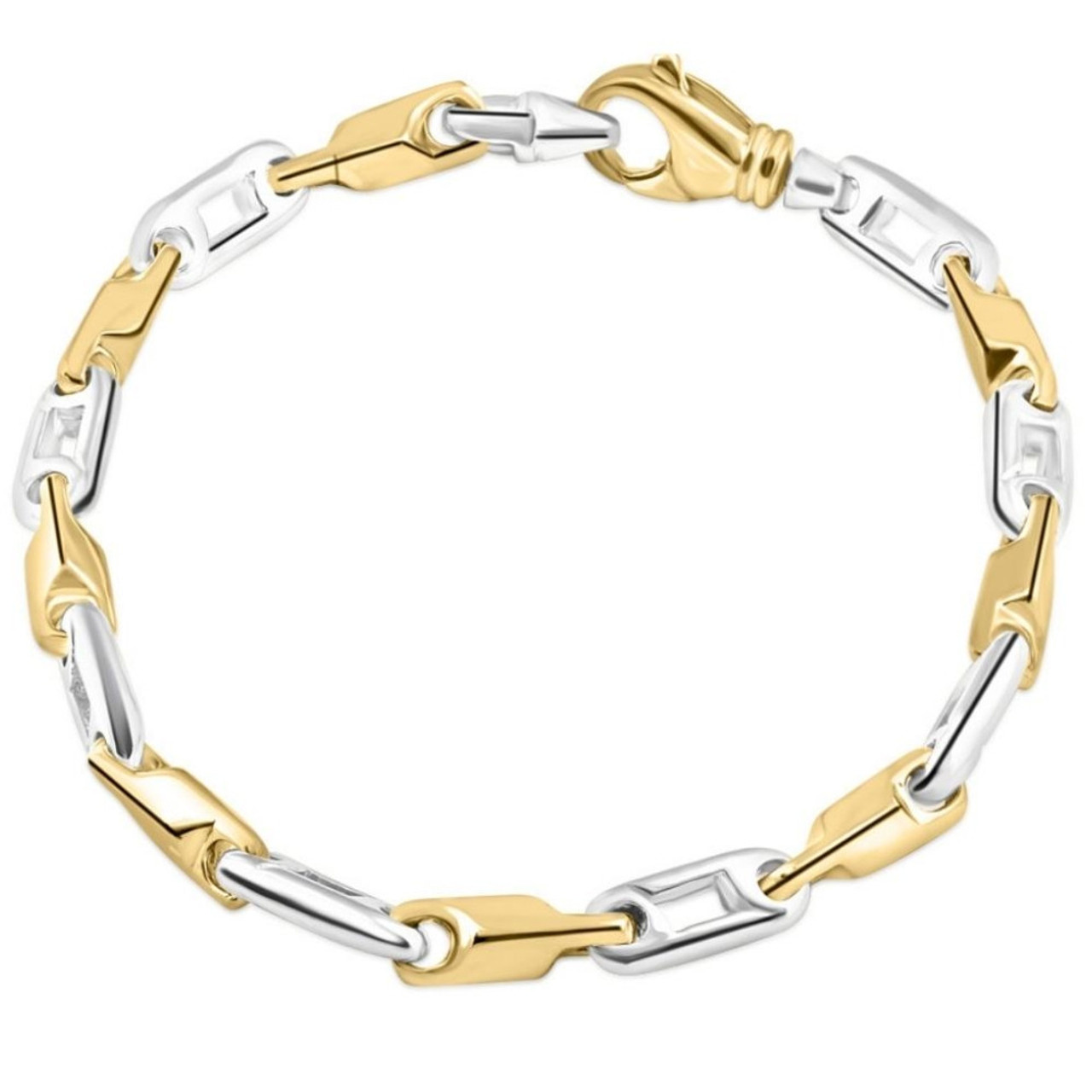 Buy Men's Statesque Platinum Bracelet Online | ORRA