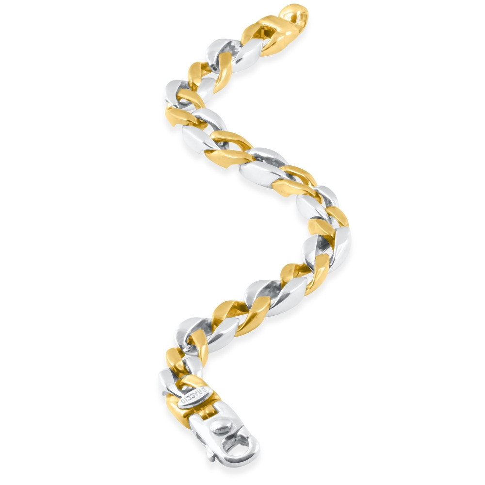 Men's Cuban Link 14k Gold (45gram) or Platinum (72gram) 8mm Bracelet 8.25"