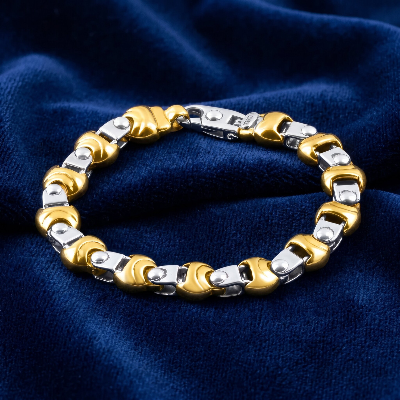 Men's Designer Link 14k Gold (66gram) or Platinum (106gram) 11mm