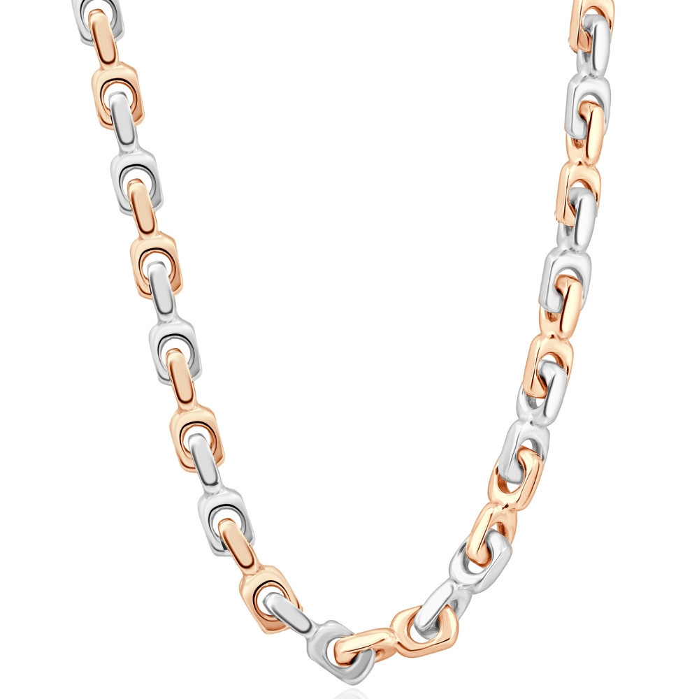 Men's 14k Gold (183gram) or Platinum (344gram) 8mm Link Chain