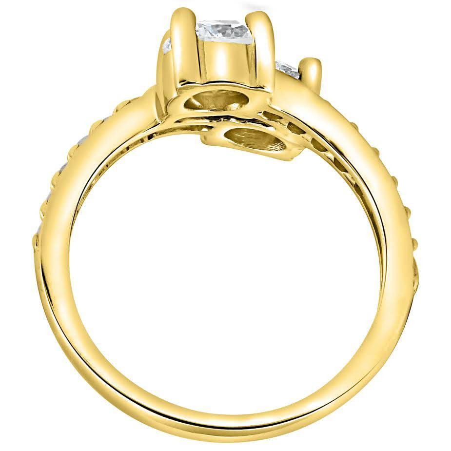 2 Ct Forever Us 2 Stone Diamond Engagement Ring 14k Yellow Gold (H-I, I2-I3)