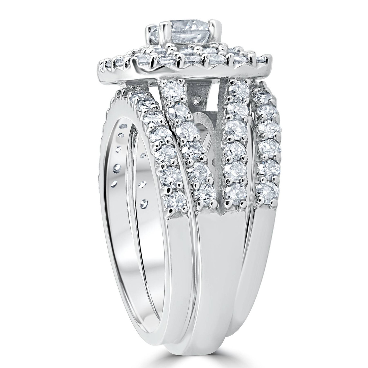 Halo Style Diamond Engagement Ring | R9299W | Rings for Engagement