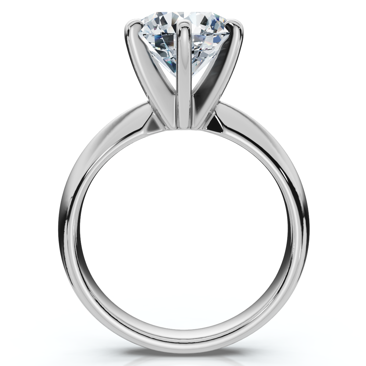 2 1/2 Carat Certified Diamond Solitaire Engagement Ring 14k Gold Lab Grown (H-I, VS2-SI1)