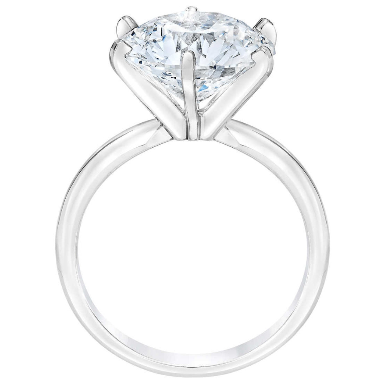 Pavé Tiffany® Setting Engagement Ring with a Pavé Diamond Band in Platinum