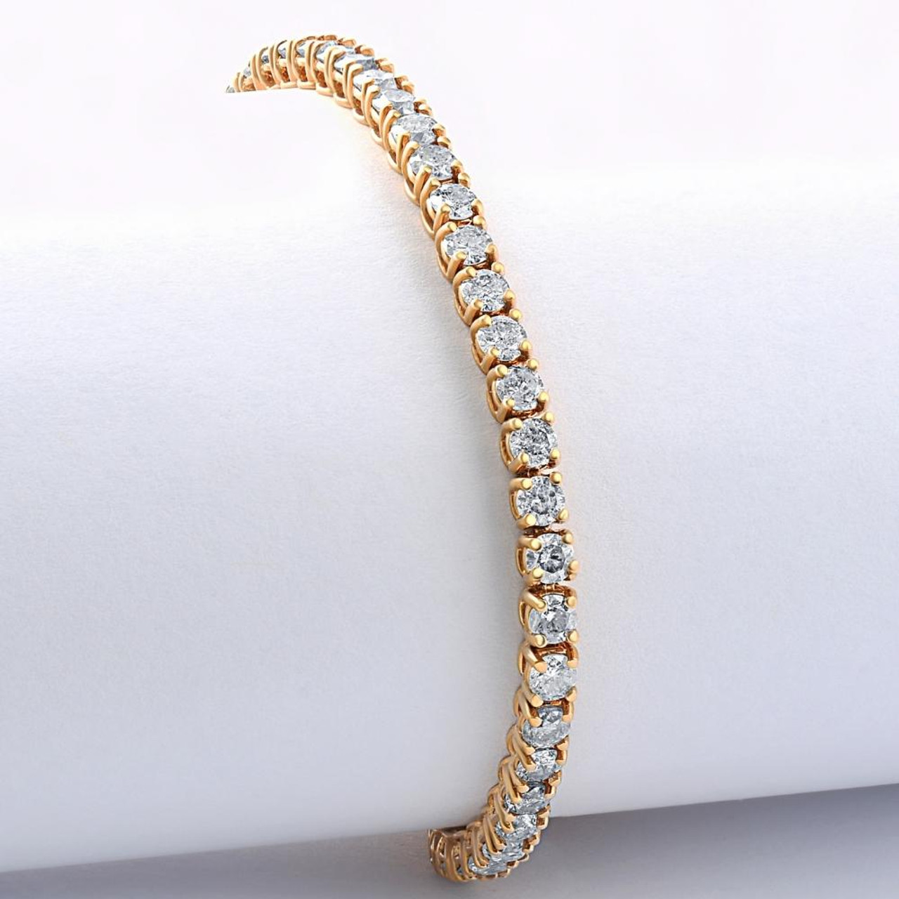 5 Carat Diamond Tennis Bracelet – Queen of Gemz