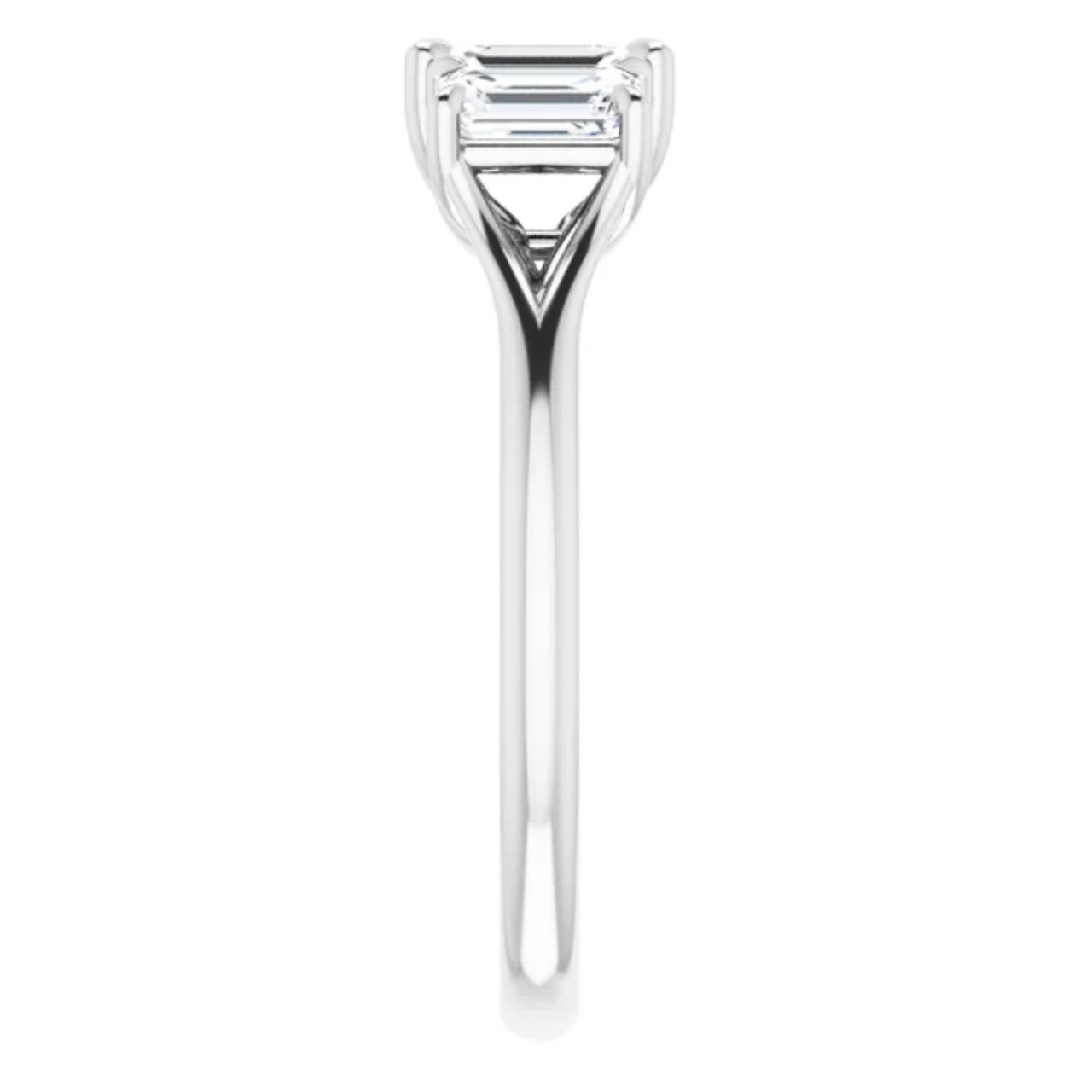 2.10Ct Emerald Cut Three Stone Diamond Engagement Ring 14k Gold Lab Grown (G-H, VS) 2.10Ct Emerald Cut Three Stone Diamond Engagement Ring 14k Gold Lab Grown (G-H, VS)