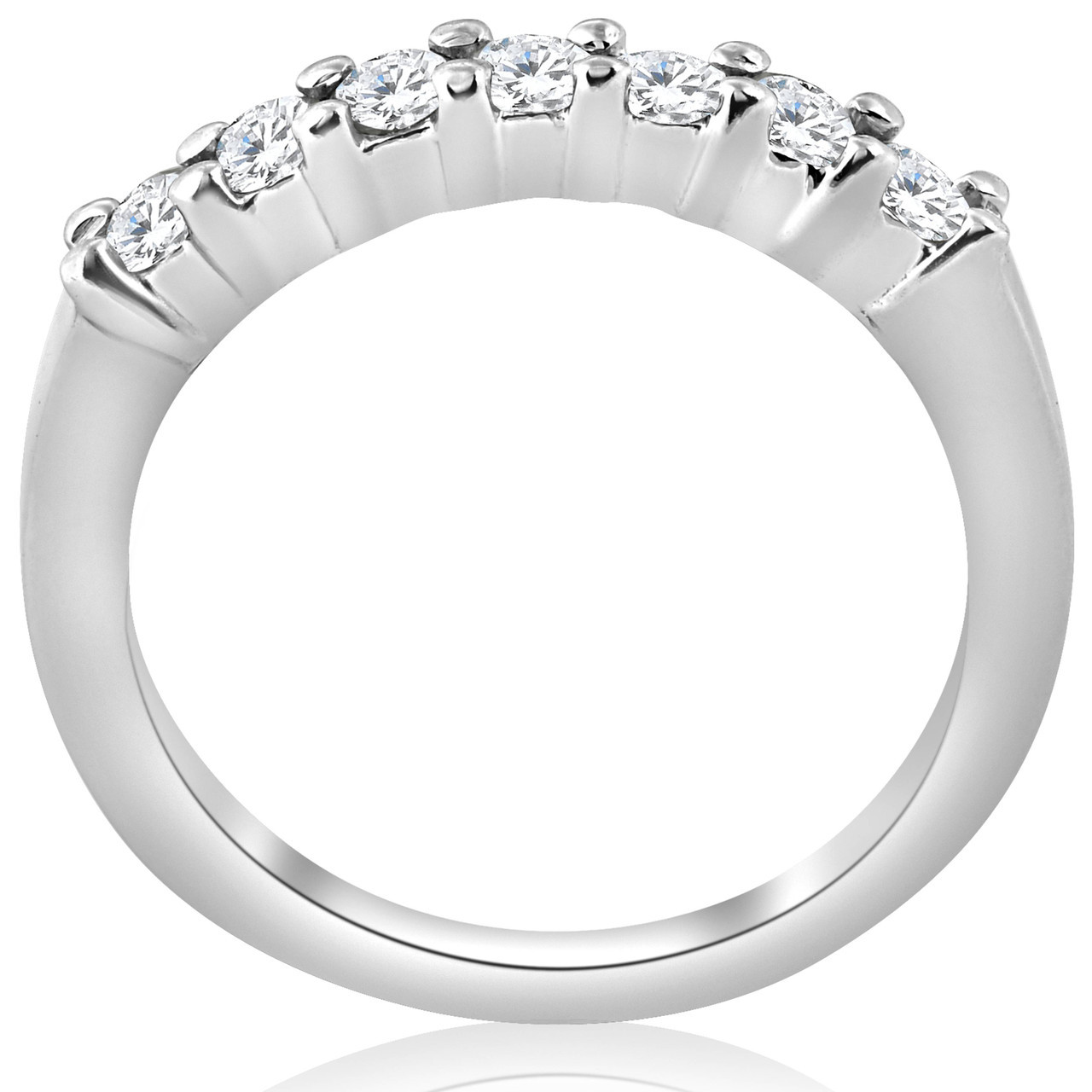 1/2ct Diamond Wedding Ring 14K White Gold (H-I, I1)