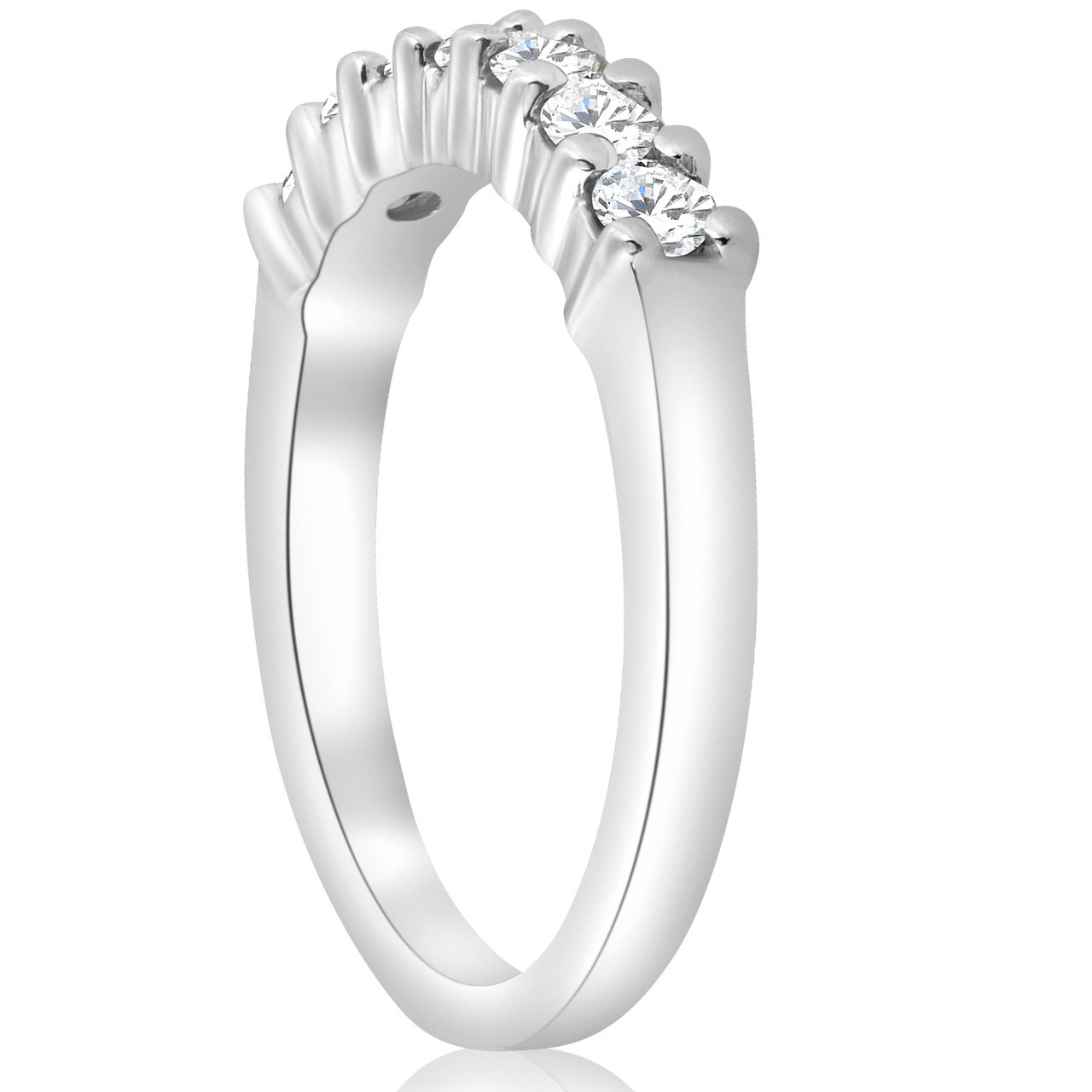 1/2ct Diamond Wedding Ring 14K White Gold (H-I, I1)