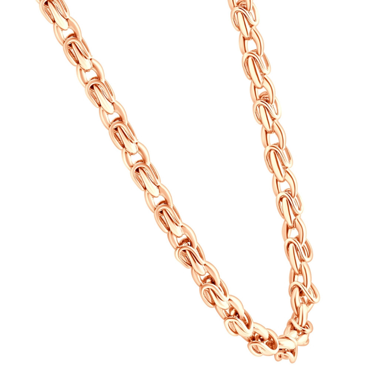 Buy Solid 10K Rose Gold Chain, 10k Rose Gold Necklace, Ladies Rose Gold  Chain, 10K Rose Gold Rope Mirror Cable Diamond Cut Chain, Online in India -  Etsy