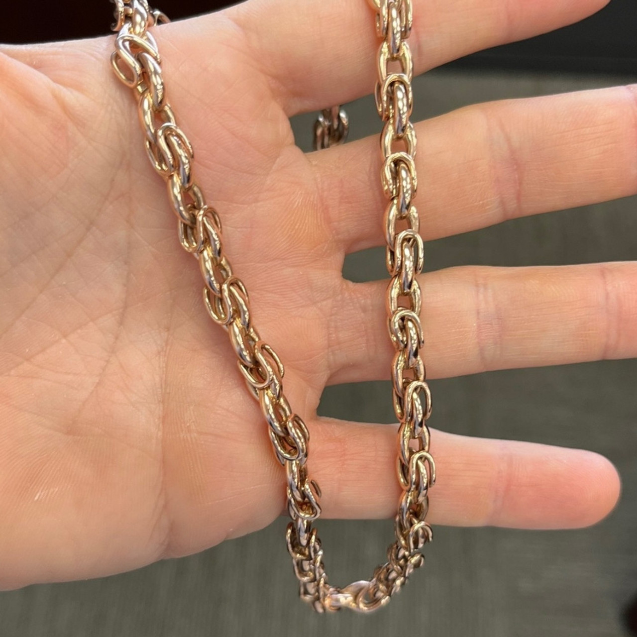 Cable Chain - 2mm - Men's Rose Gold Cable Chain - JAXXON