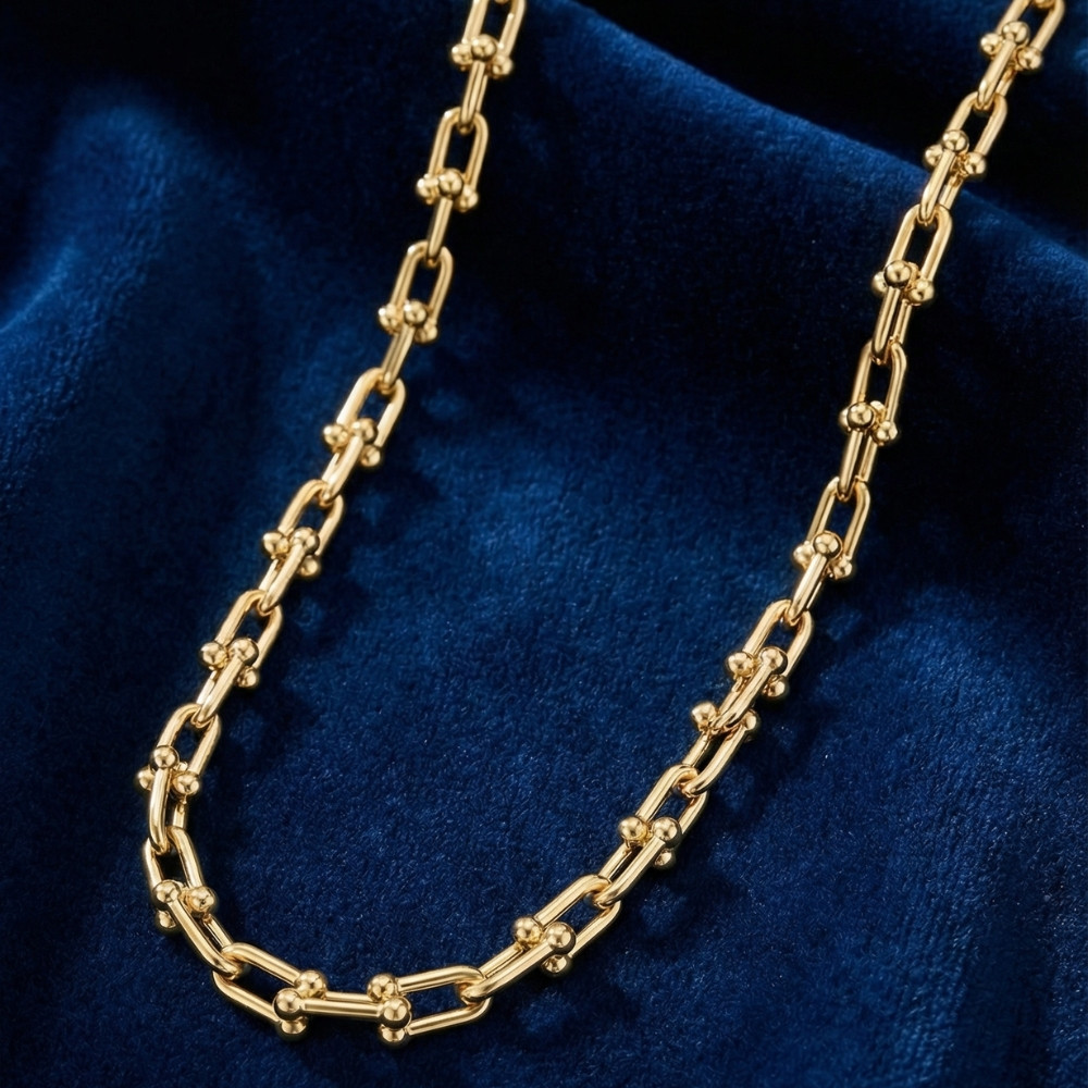 14k Yellow Gold Women's 24" Chain Necklace 26 Grams 7.5mm Thick