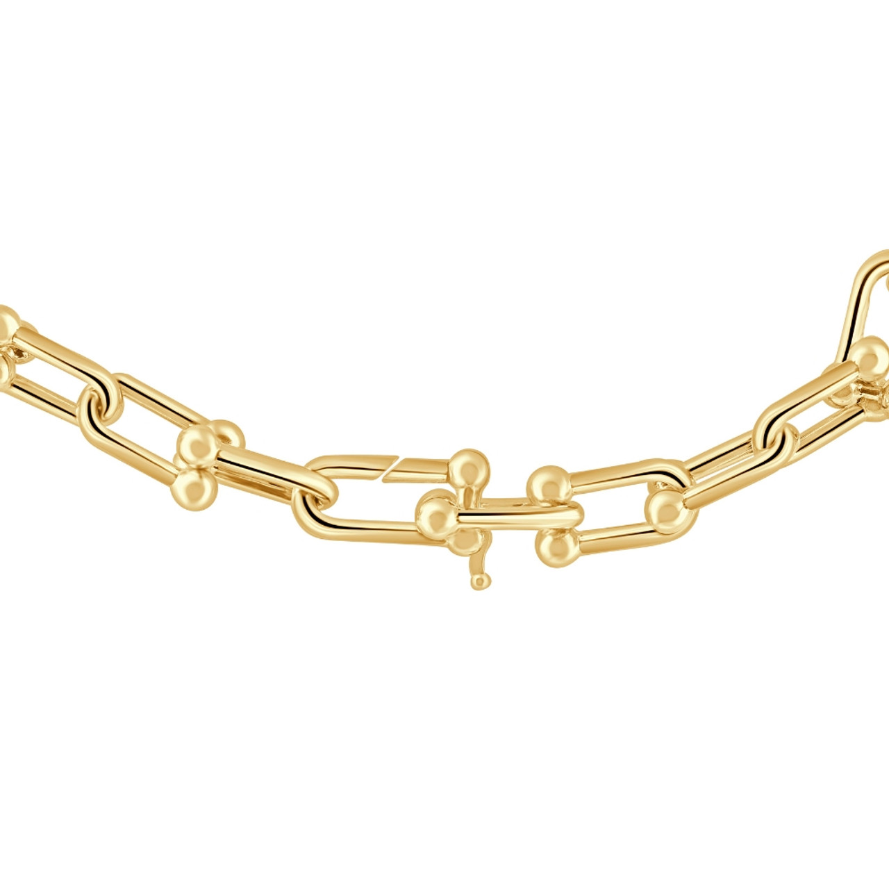 14k Yellow Gold Women's 24" Chain Necklace 26 Grams 7.5mm Thick