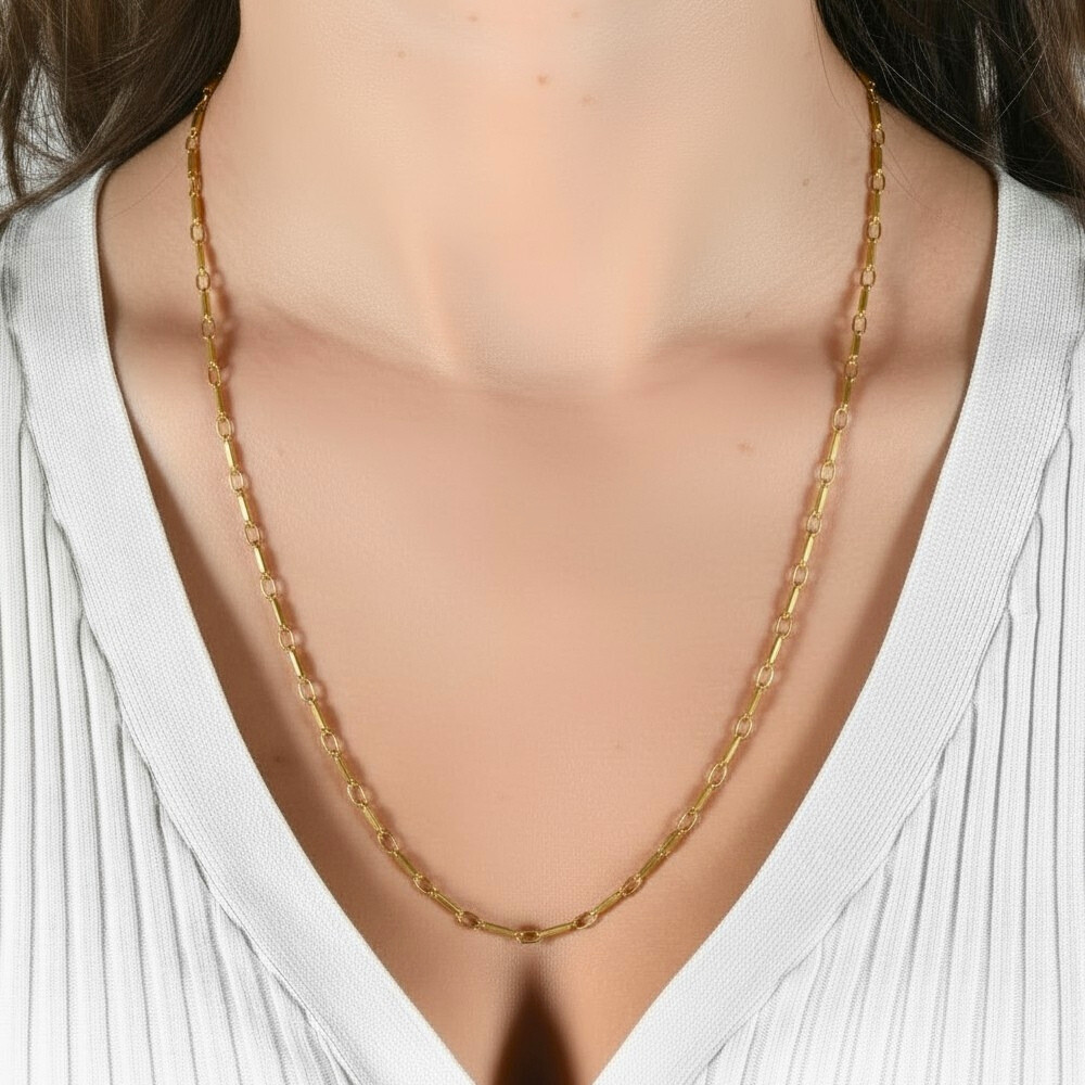 14k Yellow Gold Women's 24" Chain Necklace 8.50 Grams 2.5mm Thick