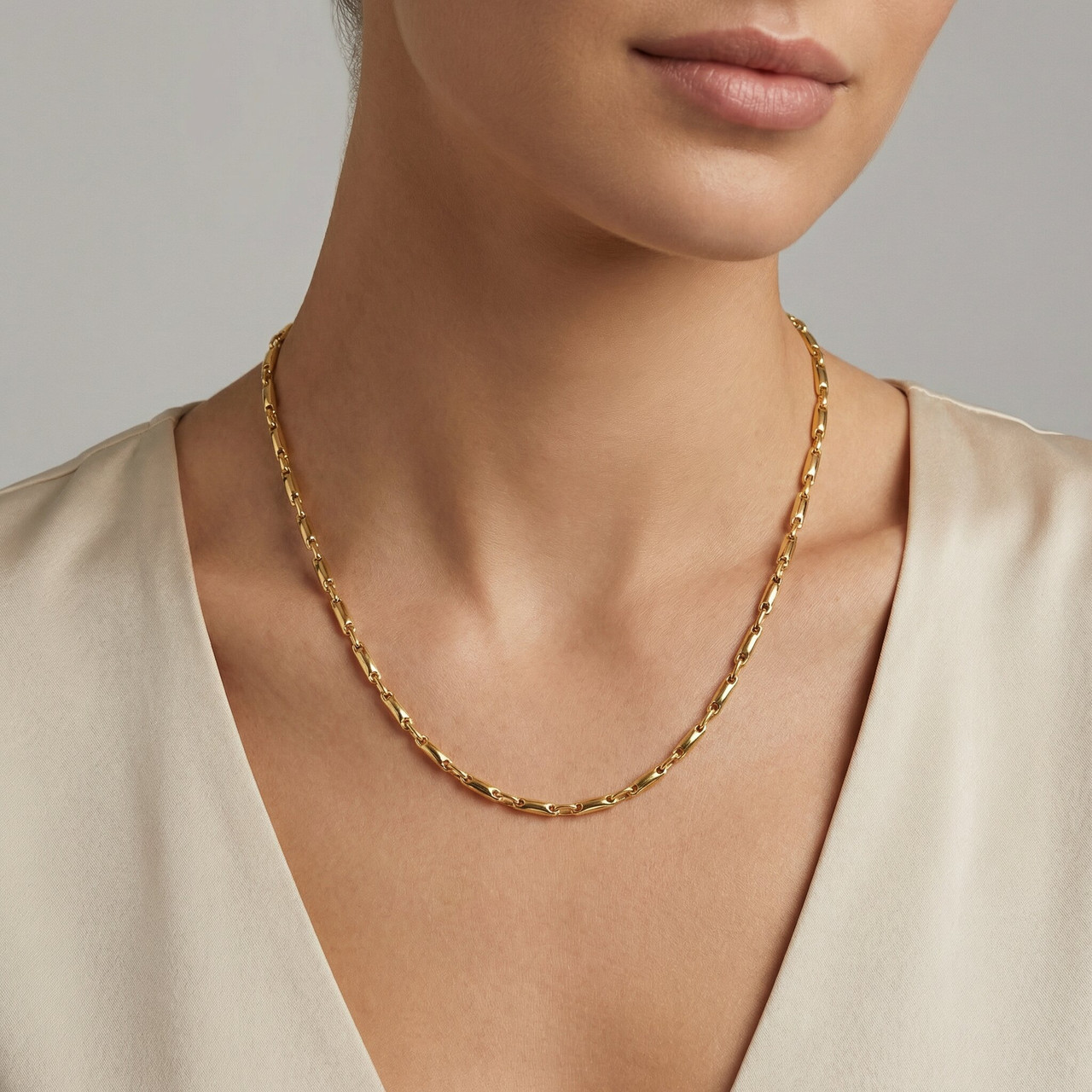 14k Yellow Gold Women's 24" Chain Necklace 8.50 Grams 2.5mm Thick