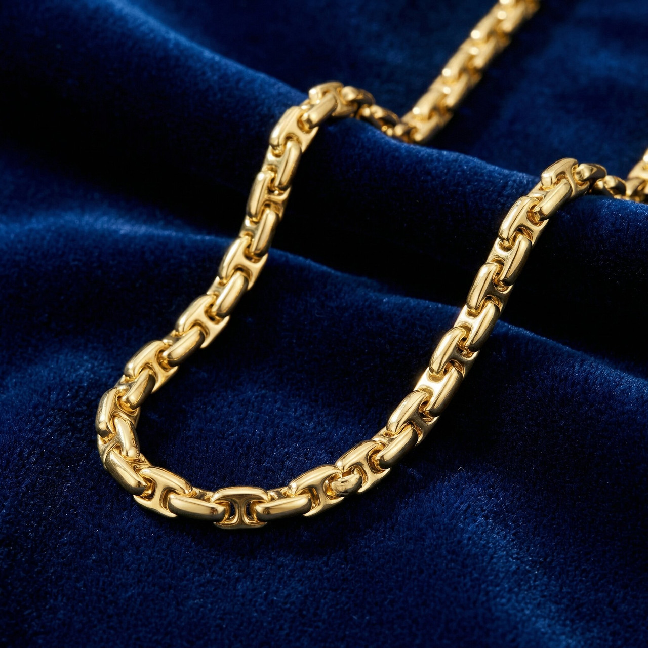 14k Yellow Gold Women's 24" Chain Necklace 42 Grams 7mm Thick