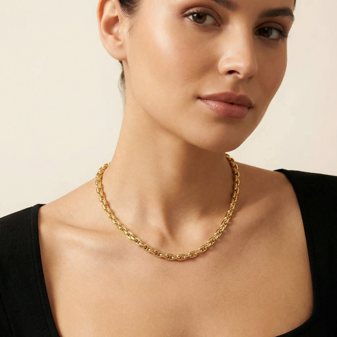 14k Yellow Gold Women's 24" Chain Necklace 42 Grams 7mm Thick