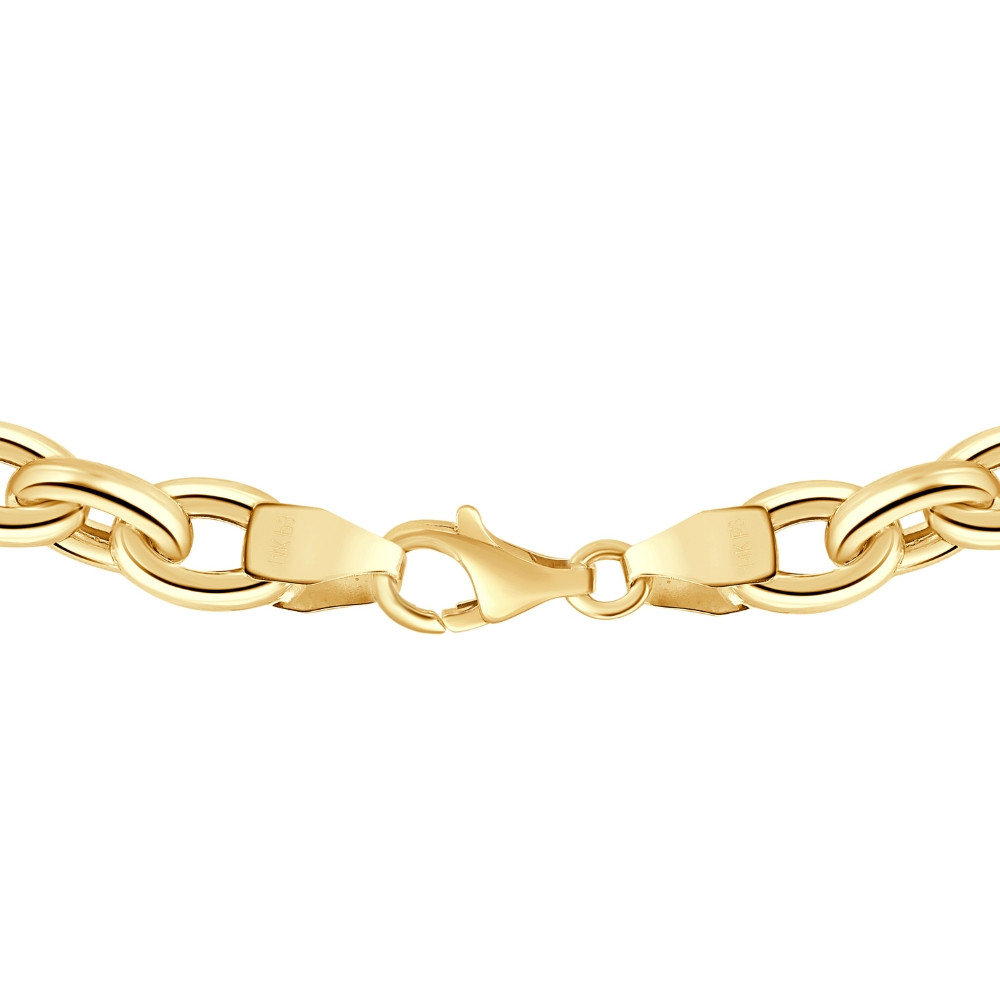 14k Yellow Gold Women's 24" Chain Necklace 32 Grams 7.5mm Thick