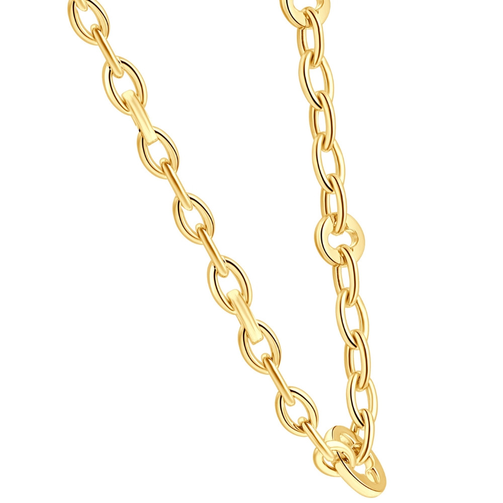 14k Yellow Gold Women's 24" Chain Necklace 32.1 Grams 9.5mm Thick