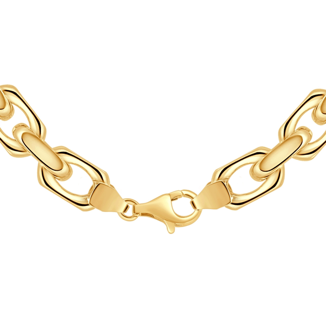 14k Yellow Gold Women's 24" Chain Necklace 42 Grams 8.5mm Thick