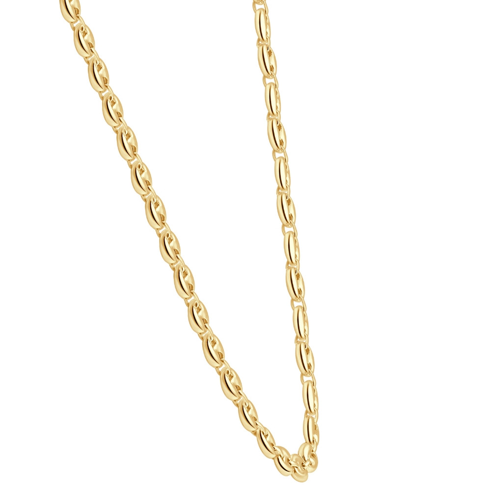 14k Yellow Gold Mariner Women's 24" Chain Necklace 22 Grams 7mm Thick