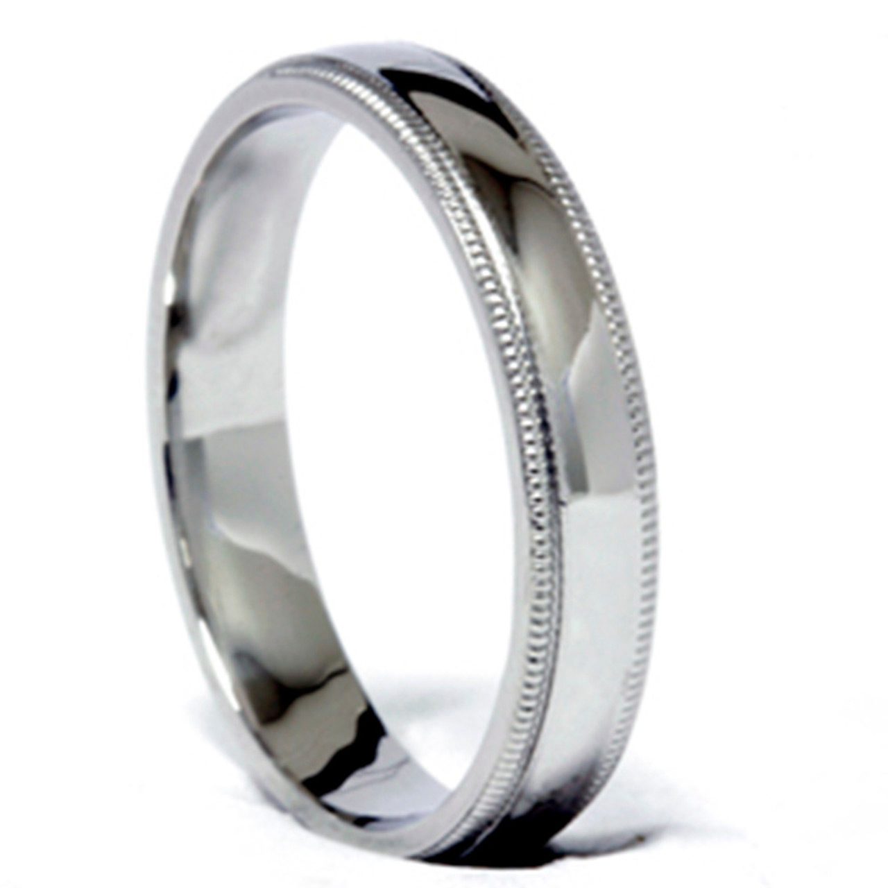 SILVER950 PLATINUM UNIQUE RING/シルバー/リング MEN'S WEDDING RING PL 950 PLATINUM - NEW WITH TAG-MADE IN