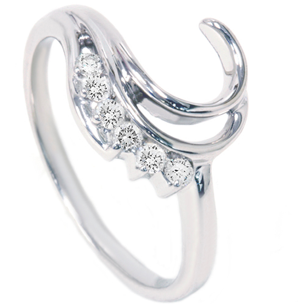 1/4ct Diamond Ring Enhancer 14K White Gold (G-H, I1)