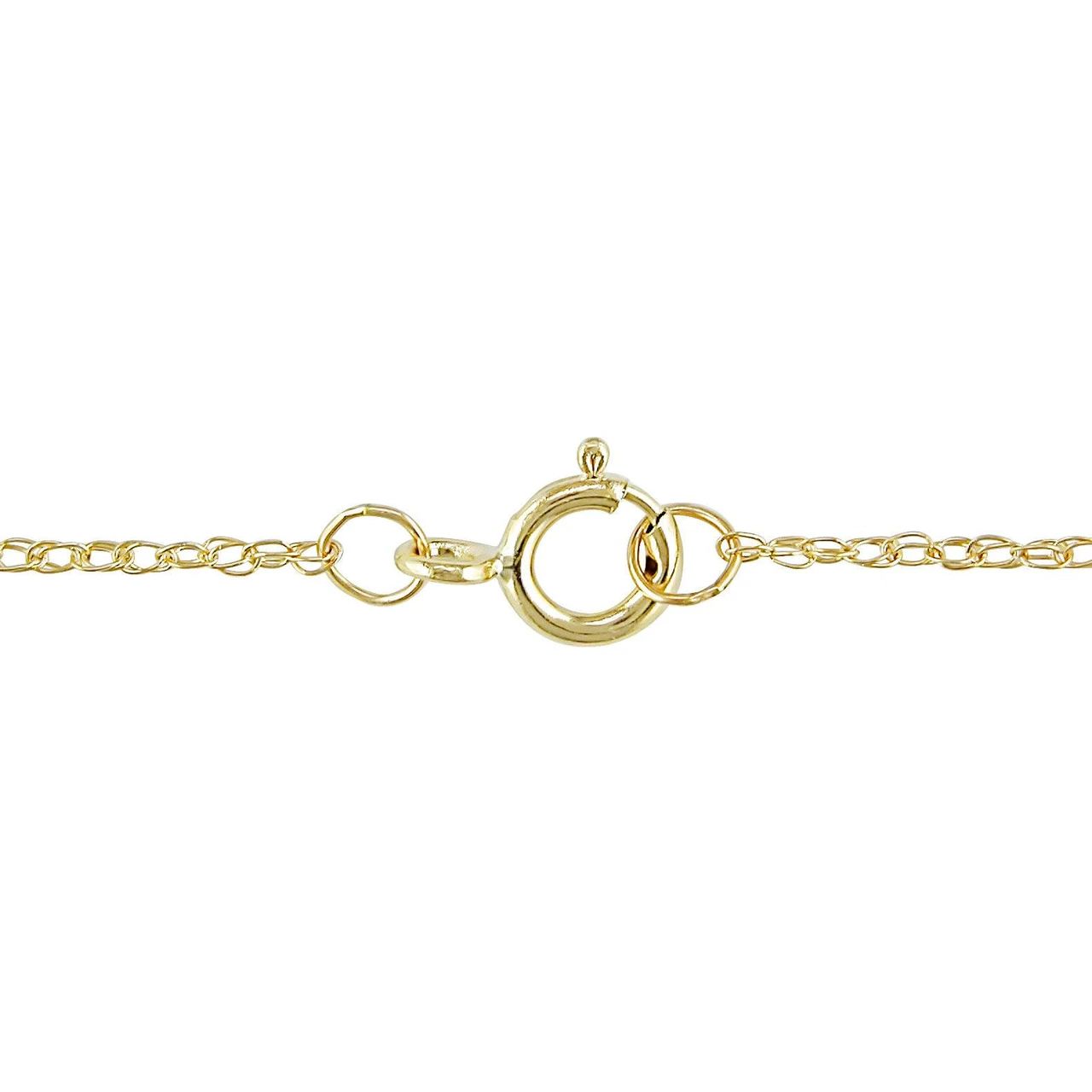 1/2Ct Diamond Bezel Pendant Solitaire Necklace 14k Yellow Gold Lab Grown (F-G, VS)