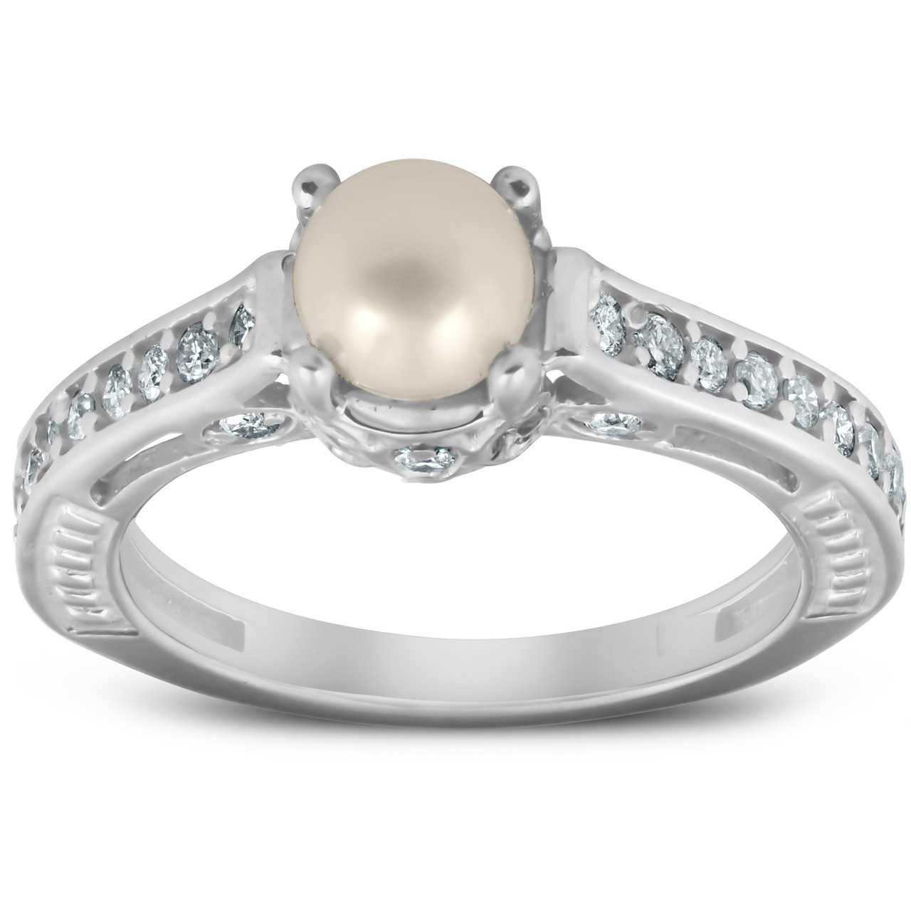 Gatsby Style Pearl Ring